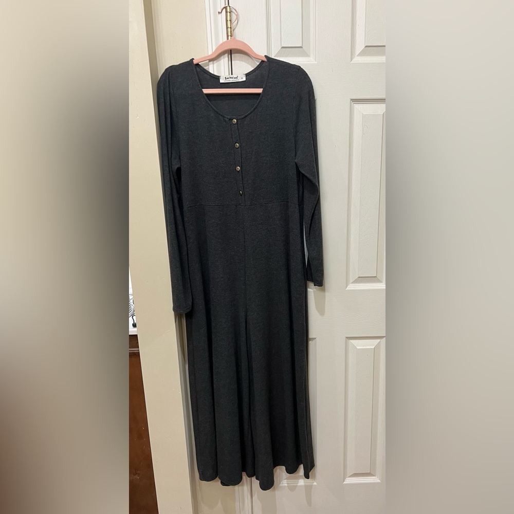 Three Bird Nest Dark Gray Jumpsuit